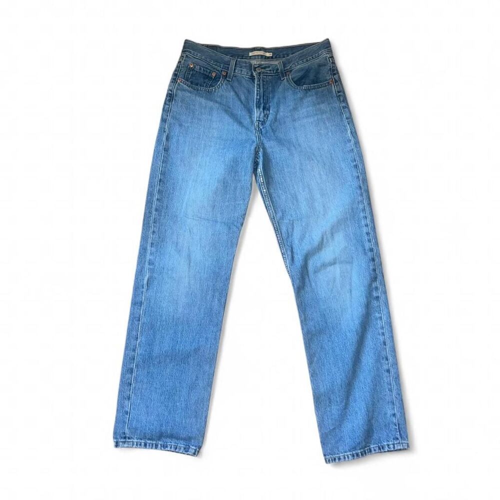 Levi's Women's Medium Wash Low Pro Straight SZ 29 Flaw